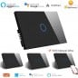 Tuya Interruttore Touch Nero Smart Matter WiFi – Serie Prestige