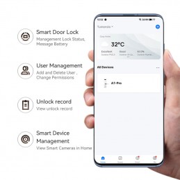 Tuya Serratura Slim con Riconoscimento Facciale 3D e Controllo Smart