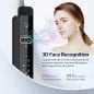 Cerradura de puerta inteligente WiFi resistente al agua de Tuya con mirilla y reconocimiento facial 3D Cerradura de puerta inteligente WiFi resistente al agua de Tuya con mirilla y reconocimiento facial 3D