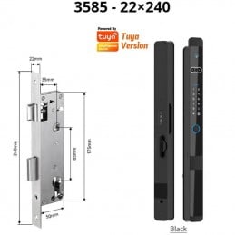 Tuya Slim Lock con reconocimiento facial 3D y control inteligente