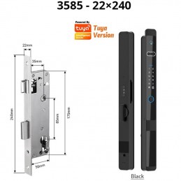Tuya Slim Lock avec reconnaissance faciale 3D et contrôle intelligent