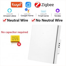 Inteligentny przełącznik przyciskowy Tuya ZigBee