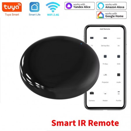 Tuya Smart WiFi Hub para duplicación de control remoto por infrarrojos