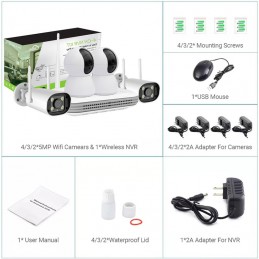 Achetez le kit de surveillance avec NVR et caméras chez Expert4House