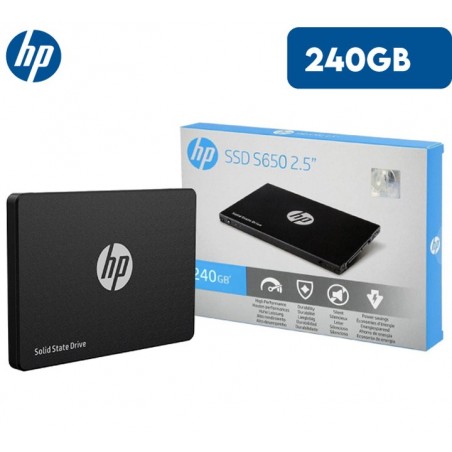 HP S650 SSD SATA 2.5" 240GB – Alte Prestazioni per PC, Laptop e NVR