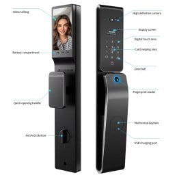 Prezzo Serratura per Porta Tuya Smart WiFi con 3D Face da Esterno