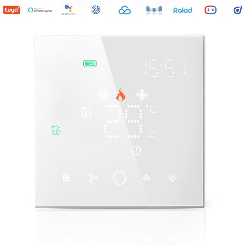 Thermostat WiFi intelligent Beca BAC-003ALW-GA pour ventilo-convecteur et chauffage par le sol Thermostat WiFi intelligent Beca BAC-003ALW-GA pour ventilo-convecteur et chauffage par le sol