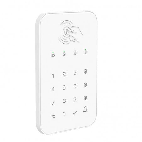 Teclado Inalámbrico Tuya con RFID para Paneles de Alarma