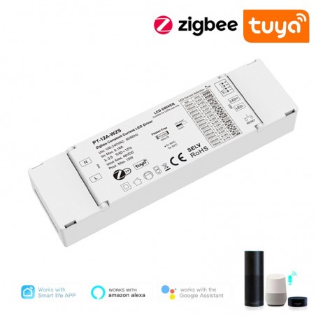 Slimme Zigbee LED-driver 12W Tuya – Constante stroom dimbaar