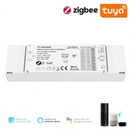Controlador LED inteligente Zigbee de 12 W con corriente constante y un solo color para Tuya