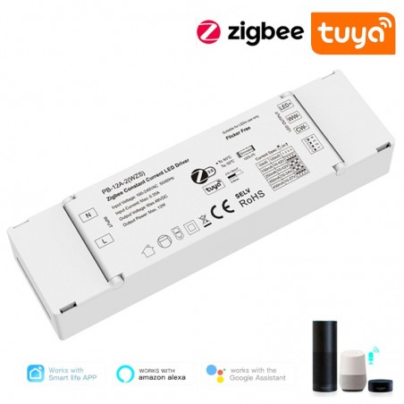 Tuya Konstantstrom-CCT-LED-Treiber - Smart Zigbee 12W dimmbar