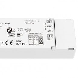 Pilote LED Tuya à courant constant CCT - Smart Zigbee 12 W à intensité variable
