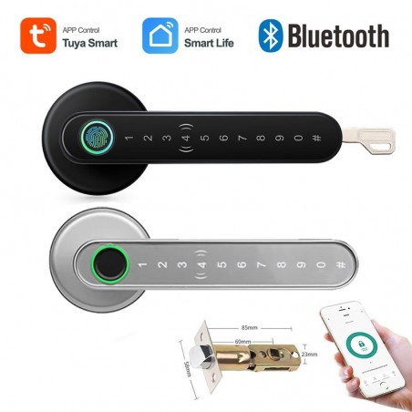 Tuya Serratura Smart Bluetooth con Impronta Digitale App Password