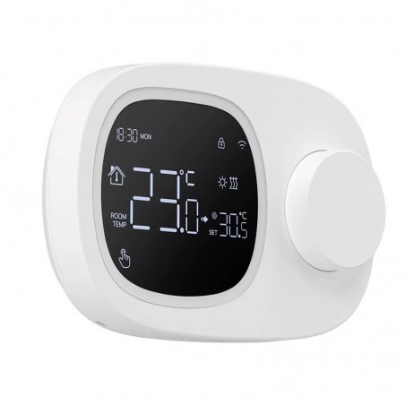 Termostato WiFi Intelligente TUYA Per Caldaia - Controllo Da App E Voce Con Alexa/Alice, Programmabile