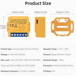 Tuya Smart Zigbee Dimmer Module – Lichtregeling met Alexa & Google