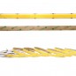 Superheller 3-reihiger COB-LED-Streifen, 960 LEDs pro Meter, DC24V, 5 Meter