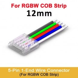 Connecteur rapide d'alimentation pour LED RGBW - Sans soudure