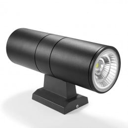 Aplique LED inteligente de pared Tuya con doble luz arriba y abajo para exteriores