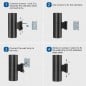 Aplique de pared LED para exterior inteligente con WiFi y Bluetooth Tuya Up & Down Aplique de pared LED para exterior inteligente con WiFi y Bluetooth Tuya Up & Down