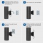 Tuya Up & Down Smart WiFi & Bluetooth LED-Außenwandleuchte Tuya Up & Down Smart WiFi & Bluetooth LED-Außenwandleuchte