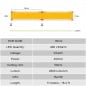 Bande LED COB ultra lumineuse à 3 rangées, 960 LED par mètre, DC24 V, 5 mètres Bande LED COB ultra lumineuse à 3 rangées, 960 LED par mètre, DC24 V, 5 mètres