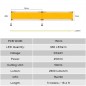 Super Bright 3 Row COB LED Strip 960 LEDs per Meter DC24V 5 Meters Super Bright 3 Row COB LED Strip 960 LEDs per Meter DC24V 5 Meters