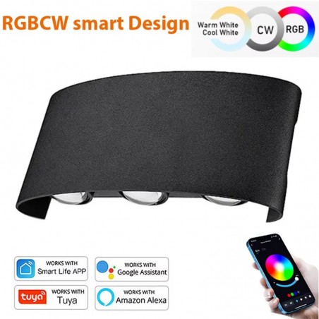 Tuya High Brightness LED Wall Light Up & Down Smart WiFi & Bluetooth