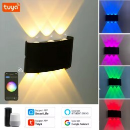 Acquista Tuya Applique LED Smart WiFi RGB+CCT – Luce Up & Down IP65