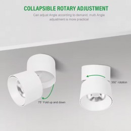 Slimme WiFi RGB+CCT 9W LED-spot – Verstelbare binnenverlichting
