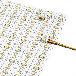 Foglio LED Flessibile CCT 24V da 440 LED per Retroilluminazioni
