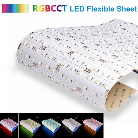 Acquista Foglio LED Flessibile RGBCCT 24V – 288 LED Tagliabile