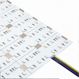 Achetez une feuille LED flexible RGBCCT 24 V – 288 LED découpables