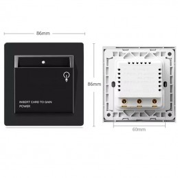 Tuya Smart Hotel Switch 40A mit Karte – App-Steuerung