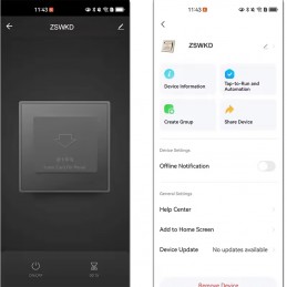 Tuya Smart Power Switch - Hotelzak met kaart