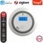 Détecteur de monoxyde de carbone intelligent Tuya Zigbee longue durée Détecteur de monoxyde de carbone intelligent Tuya Zigbee longue durée
