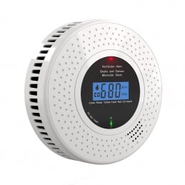 Koop slimme Zigbee Tuya rook- en koolmonoxidemelder | Sirene en display