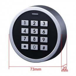 Controlador de acceso inteligente Tuya Bluetooth IP66 con código y tarjetas