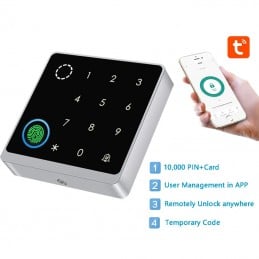 Tuya Smart WiFi Access Control System with Built-in Waterproof Keypad