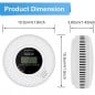 Tuya Rilevatore Combinato di Fumo e Monossido di Carbonio Smart Zigbee a Batteria