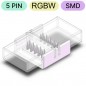 Wasserdichter Schnellverbinder für 5-polige SMD-RGBW-LED-Streifen