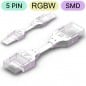 Waterproof Connector for RGBW SMD LED 5-Pin Strip to Strip Waterproof Connector for RGBW SMD LED 5-Pin Strip to Strip