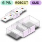 6-pins waterdichte snelkoppeling voor RGB+CCT SMD LED-strips