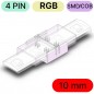Wasserdichter Schnellverbinder für 4-polige RGB-COB- und SMD-LED-Streifen Wasserdichter Schnellverbinder für 4-polige RGB-COB- und SMD-LED-Streifen