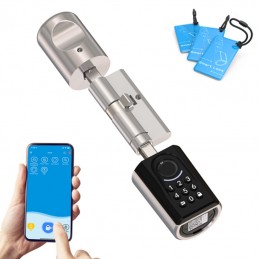 WELOCK TouchAEBL41 – Serrure intelligente avec empreinte digitale, codes et RFID