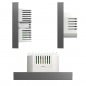 Panel de control central WiFi inteligente Beca BCC-2501-GB con termostato integrado