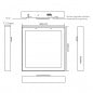 Beca BCC-2501-GAGC Smart WiFi Zentralbedienfeld mit integriertem Thermostat Beca BCC-2501-GAGC Smart WiFi Zentralbedienfeld mit integriertem Thermostat