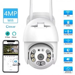 iCSee Telecamera Motorizzata Smart WiFi ad Alta Velocità Full Color da Esterno