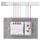 Tuya Smart WiFi Touch Switch Schwarz mit USB- und Typ-C-Anschluss Tuya Smart WiFi Touch Switch Schwarz mit USB- und Typ-C-Anschluss