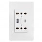 Tuya Smart WiFi Dual Wall Socket with USB and Type-C Ports