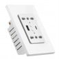 Tuya Doppia Presa da Muro Smart WiFi con Porte Usb e Type-C